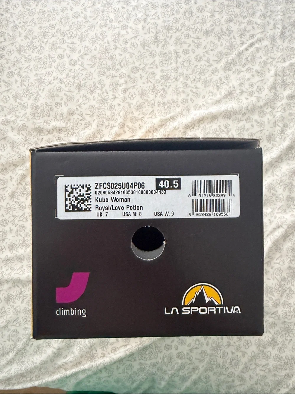 La Sportiva Women’s Pink and Purple Kubo Climbing Shoes
